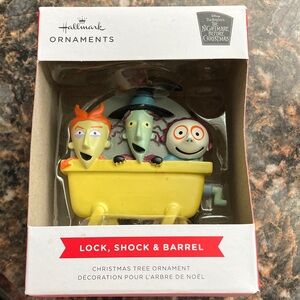 Hallmark Lock, Shock & Barrel Ornament - nightmare before Christmas